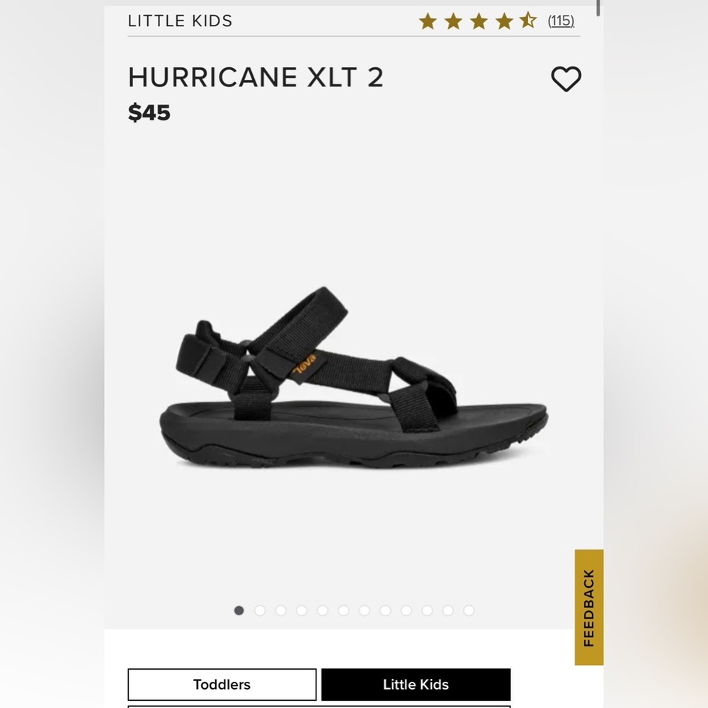 Kids Teva little kids Hurricane XLT 2